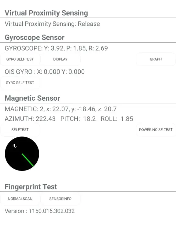 Gyroscope Sensor